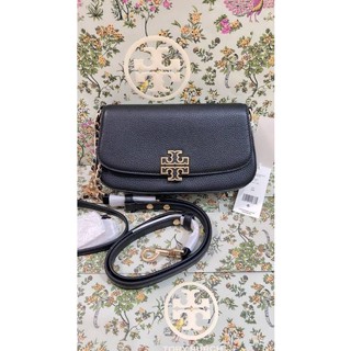 กระเป๋าสะพายรุ่นใหม่สีดำสะพายได้ ถือได้#Tory Burch #Britten Convertible Crossbody มี 2 สายสะพายได้หลากหลาย เลิศฝุดๆ