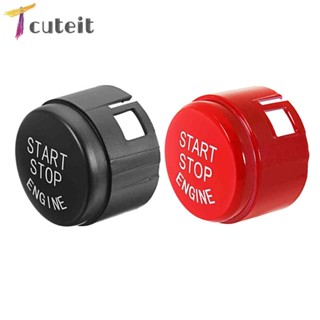 Tcuteit ฝาครอบปุ่มกดสตาร์ทเครื่องยนต์ สําหรับ BMW F01 F02 F10 F11 F12