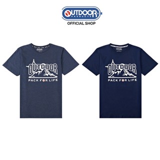 OUTDOOR PRODUCTS U OUTDOOR MOUNT ROCK TEE เสื้อยืดคอกลม เสื้อยืดแขนสั้น Style ODUTS