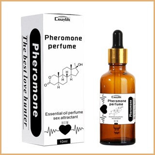 Pheromone น้ําหอม อเนกประสงค์ ติดทนนาน ใช้งานง่าย 10 มล. สําหรับผู้ชาย และผู้หญิง