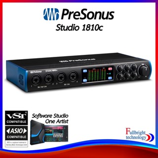 Presonus Studio 1810c 18-in/8-out USB-C Audio Interface with 4 XMAX Preamps and Bundled Software รับประกันศูนย์ไทย 1 ปี