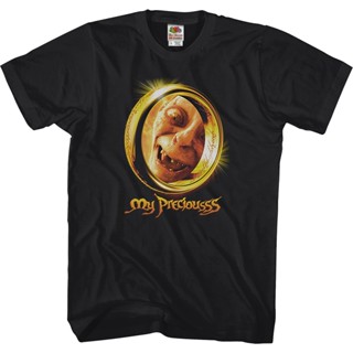 My Precious Lord of the Rings T-Shirt เสื้อผู้ชายเท่ เสื้อยืดสีขาว