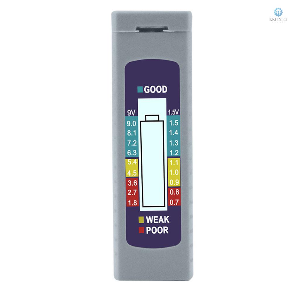 เครื่องทดสอบความจุแบตเตอรี่ดิจิทัล แบบพกพา สําหรับ AA AAA 9V 6F22 1.5V 11.28