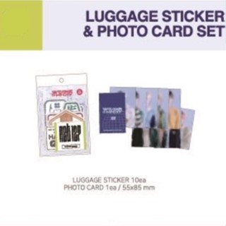 (พร้อมส่ง) NCT 127 - WTMC 1st MD : Luggage Sticker &amp; Photocard set