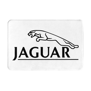 Jaguar พรมเช็ดเท้า ผ้าสักหลาด กันลื่น ลายโลโก้ Jaguar ขนาด 16x24 นิ้ว สําหรับห้องน้ํา