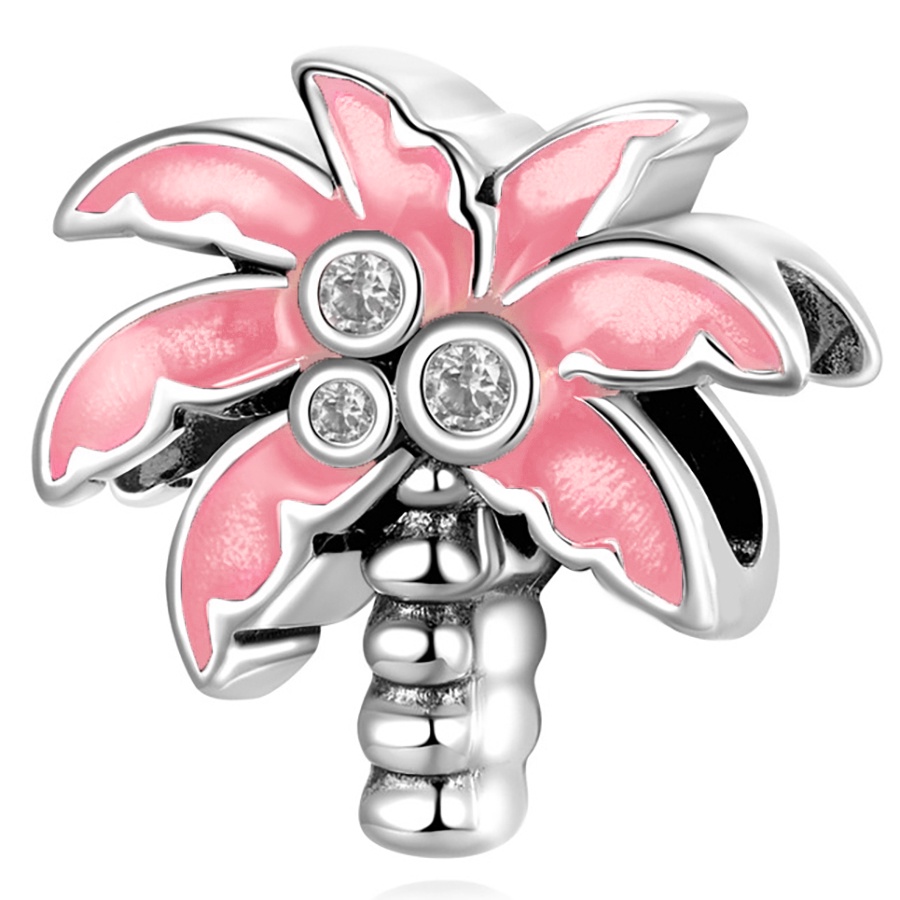 Dinglly จี้ลูกปัด ลายบ้านผีเสื้อ หัวใจ สีเงิน เครื่องประดับ DIY - รูปที่ 3