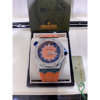 นาฬิกาเอพี นาฬิกาผู้ชายสายยาง 44 mm ระบบออโต้ A