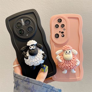 เคสโทรศัพท์มือถือ ลายแกะ 3D ขนาดเล็ก พร้อมที่จับ สําหรับ Xiaomi 10 10s 11 Pro lite 12 12x 12s Ultra