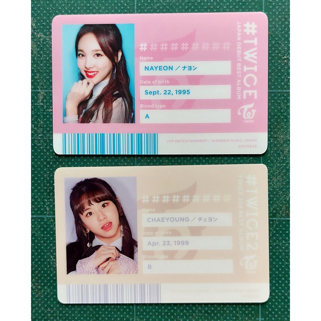 การ์ด ID นายอน แชยอง ของแท้ จาก อัลบั้ม ญี่ปุ่น TWICE - #TWICE #TWICE2 Japanese Album พร้อมส่ง Kpop 