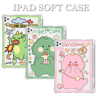 เคส TPU ลายการ์ตูน พร้อมถาดใส่ปากกา สําหรับ iPad 7 8 9GEN 10.2 6th 5th 9.7 Mini 1 2 3 4 5 pro 9.7 Air 4 5 10.9 Pro11 Ipad12.9