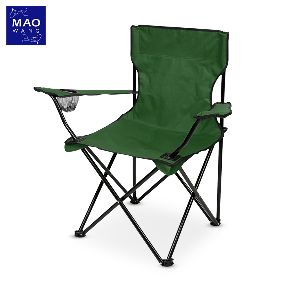 เก้าอี้ตกปลา มีที่วางแก้ว มีกระเป๋าหูหิ้ว Folding Chair