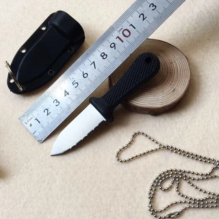 มีดห้อยคอ มีดพก Cold Steel Super Edge Neck Knife Serrated Blade พร้อมส่ง ราคาถูก