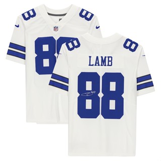 เสื้อกีฬาแขนสั้น ลายทีม CeeDee Lamb Dallas Cowboys สีขาว จํานวนจํากัด