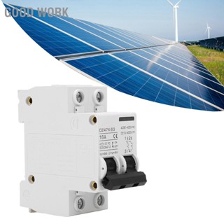 BGood Work เบรกเกอร์วงจรเบรกเกอร์ 2P Mini Dc Ac 4000A Pa66 ขนาดเล็ก 16A 400V