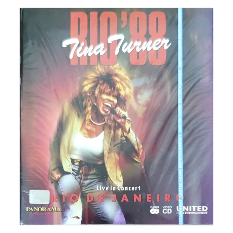 VCD คอนเสิร์ต TINA TURNER Live Rio'88