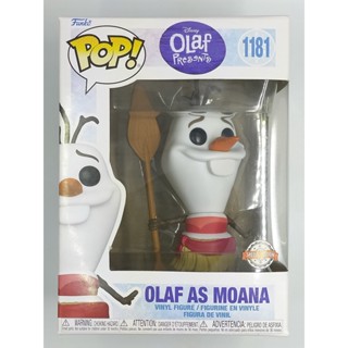 Funko Pop Disney Olaf Presents - Olaf As Moana #1181 (กล่องมีตำหนินิดหน่อย)