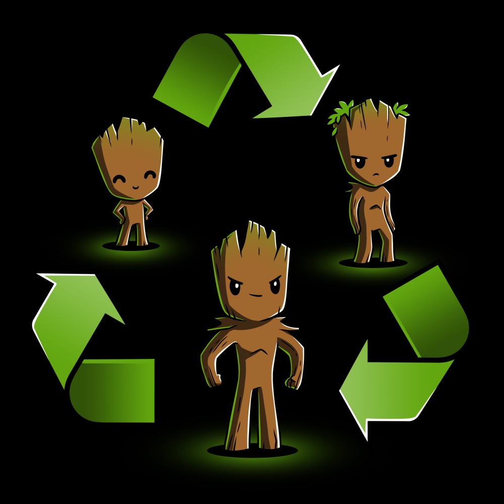 The Lifecycle of Groot เสื้อยืดถูกๆ เสื้อคู่
