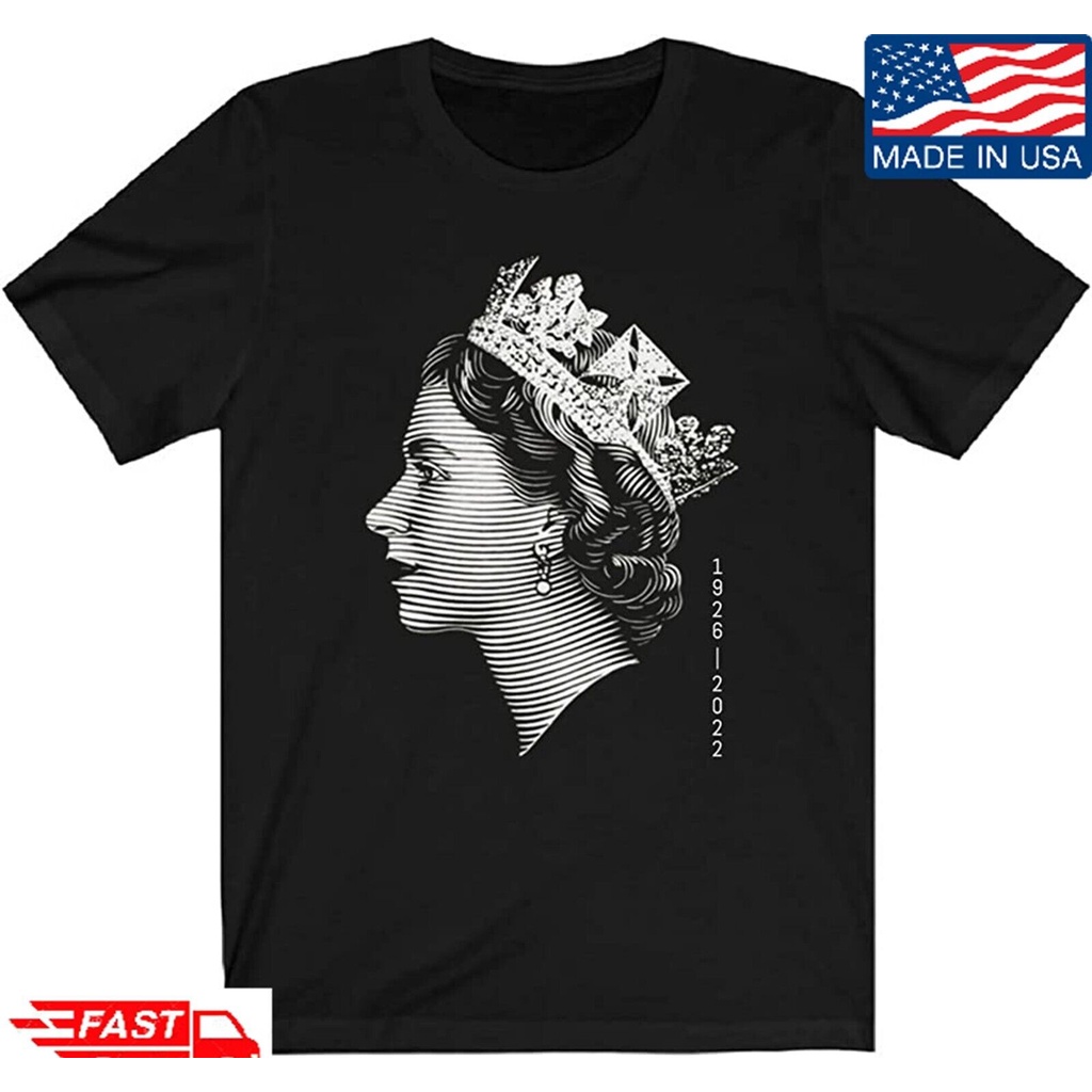 Rip Queen Eli.Za.Beth Ii -God Save The Our Queen England Ii 1926-,Queen Tees