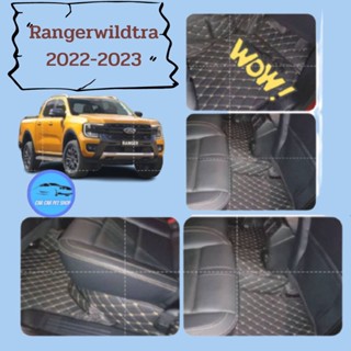 พรมปูพื้นรถยนต์Rangerwildtra2022-2023-4ประตู