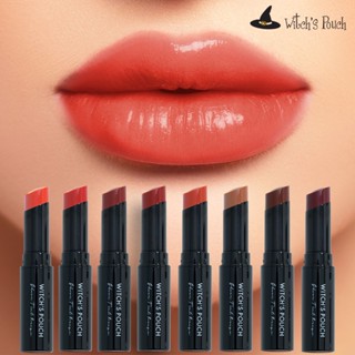 Witchs Pouch Sheer Tint Rouge ลิปสติกติดทนยาวนาน สีแดงเคลือบเงาสําหรับแม่มด