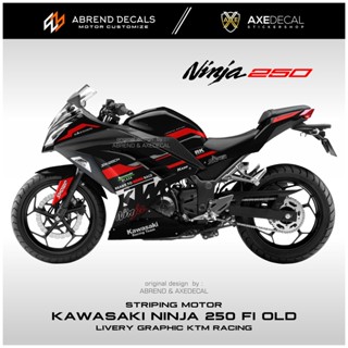 สติกเกอร์ ลายกราฟิก NINJA FI KTM KAWASAKI NINJA 250fi OLD สําหรับติดตกแต่งรถจักรยานยนต์ สินค้าพร้อมส่ง