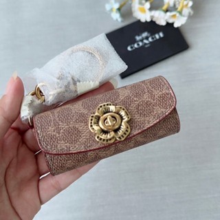 Coach Lipstick Holder In Signature Canvas