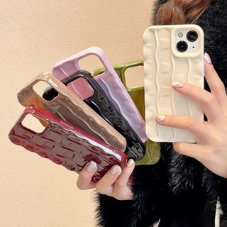 เคสโทรศัพท์มือถือซิลิโคน ป้องกันกระแทก ลายระลอกน้ํา สีสันสดใส สําหรับ iPhone 14 13 12 11 Pro Max