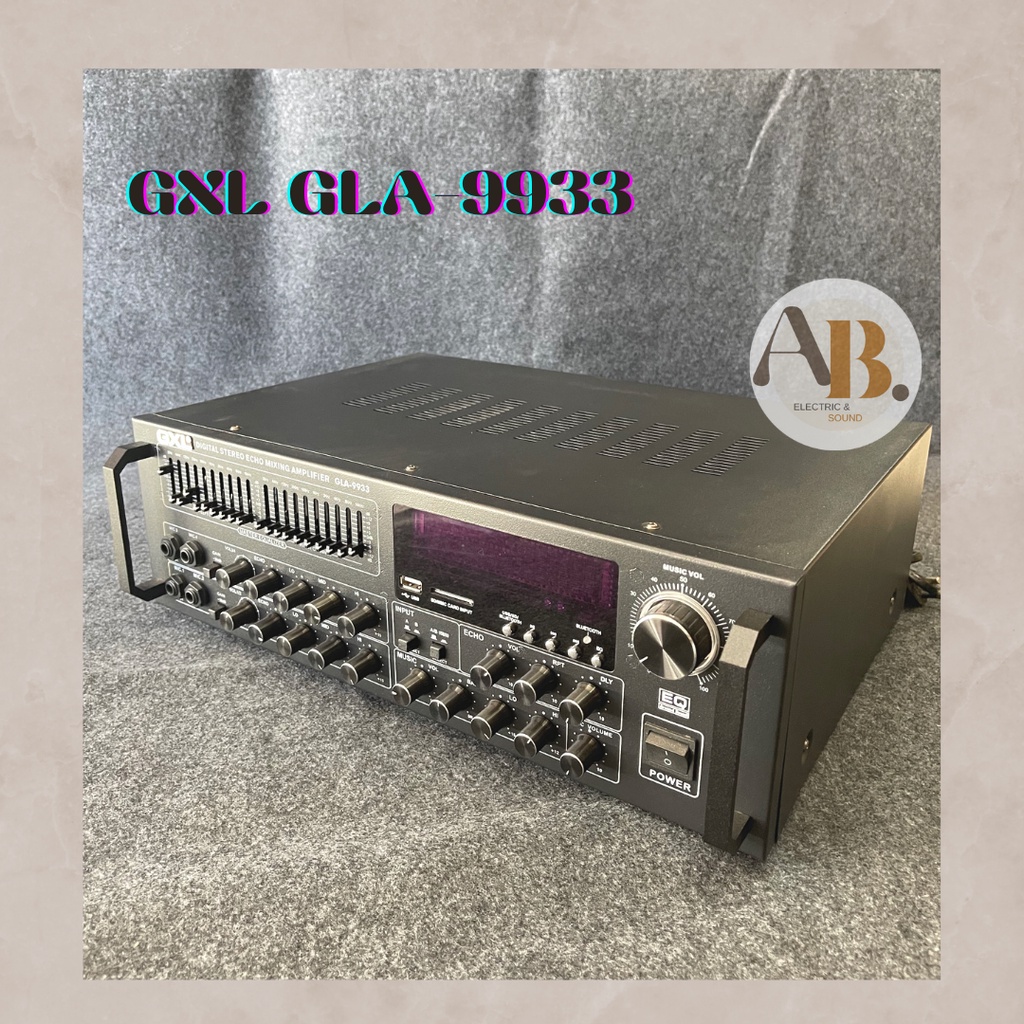 แอมป์ GXL GLA-9933 เพาเวอร์ GLA9933 USB/BT📌