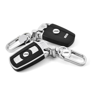 Car Key Case for BMW E90 E60 E70 E87 3 5 6 Series M3 M5 X1 X5 X6 Z4 Plug-in Key Style Car Key Cover Shell Key Chains