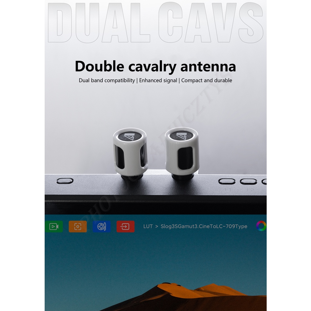 Vaxis Mushroom เสาอากาศสั้น 2.4G 5.8G Dual Cavalry SMA รอบทิศทาง สําหรับถ่ายรูป