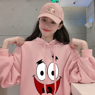 แท้จริงNew Product Men/women Hoodies Pullovers Launches SpongeBob SquarePant and Patrick Star Printed Hoodie