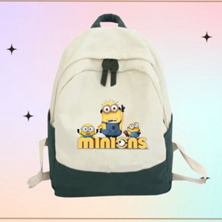 Minion BACKPACK UNISEX กระเป๋านักเรียน สําหรับเด็กประถม (ฟรีชื่อ)