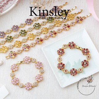 สร้อยข้อมือเพชรสี เพชรสีนพเก้า สีประจำวันเกิด พร้อมส่ง