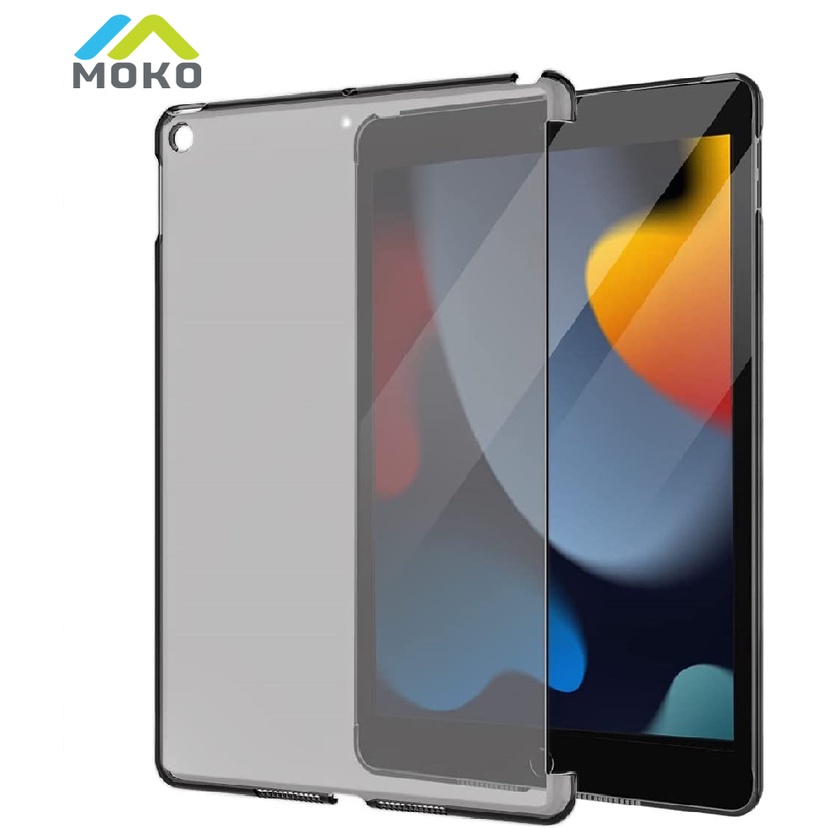 Moko เคสพลาสติกแข็ง แบบใส เนื้อแมตต์ สําหรับ iPad 9th Gen 2021 iPad 8th Gen 2020 iPad 7th Gen 2019 [ใช้ได้กับคีย์บอร์ดอย่างเป็นทางการ]