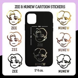 Zee &amp; Nunew Cartoon Stickers (ซีนุนิว)