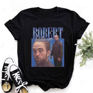 Robert Pattinson ยืน Meme TShirt พิมพ์สุภาพสตรีพื้นฐาน O-คอเสื้อสีขาวแขนสั้นสุภาพสตรีเสื้อยืด,drop Ship