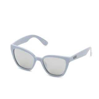 [ของแท้ ส่งฟรี จากไทย] VANS HIP CAT SUNGLASSES - ZEN BLUE-SILVER MIRROR LENS