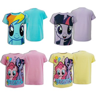 เสื้อยืดเด็ก (4-10ขวบ) ลายโพนี่ *ลิขสิทธิ์แท้* ผลิตในไทย My Little Pony เสื้อคอกลมเด็ก พร้อมส่ง