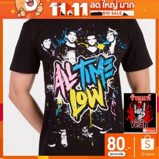 เสื้อวง All Time Low เสื้อผ้าแฟชั่น ออล ไทม์ โลว์ เสื้อคอฟิต แฟชั่น เสื้อวินเทจ RCM1297