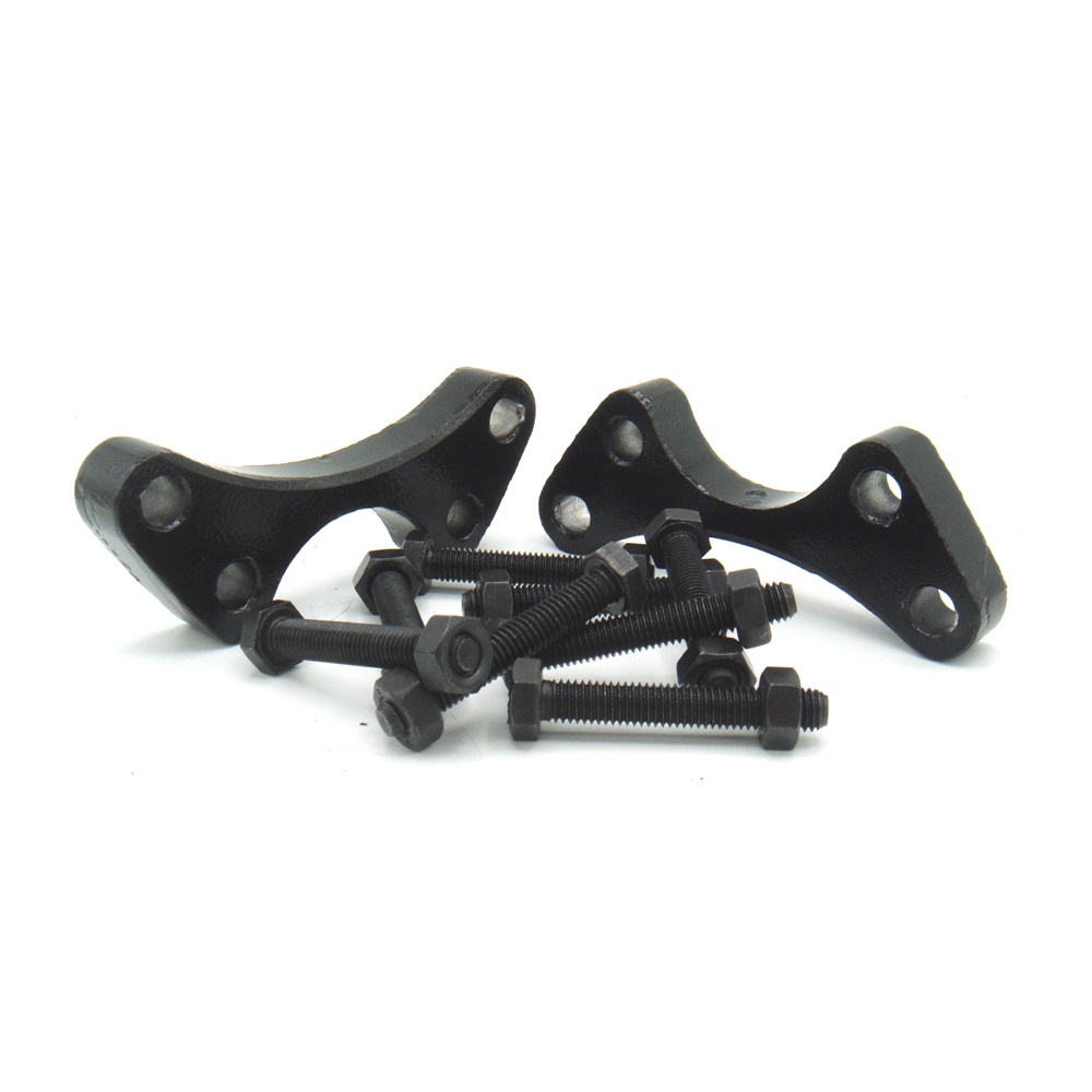 1 คู่ (2 ตัว) อลูมิเนียมรองลูกหมาก D-MAX หนา 0.5 นิ้ว (ครึ่งนิ้ว) พร้อมน๊อตร้อยลูกหมาก