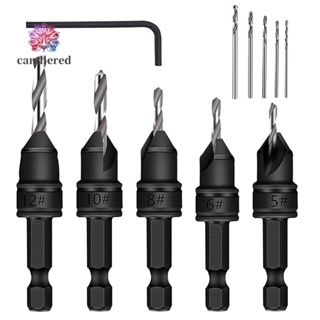 ชุดเปลี่ยนเร็ว 82 นิ้ว 3/8 นิ้ว 5 ชิ้น° ดอกสว่านลบคม ปรับได้ สําหรับเจาะไม้