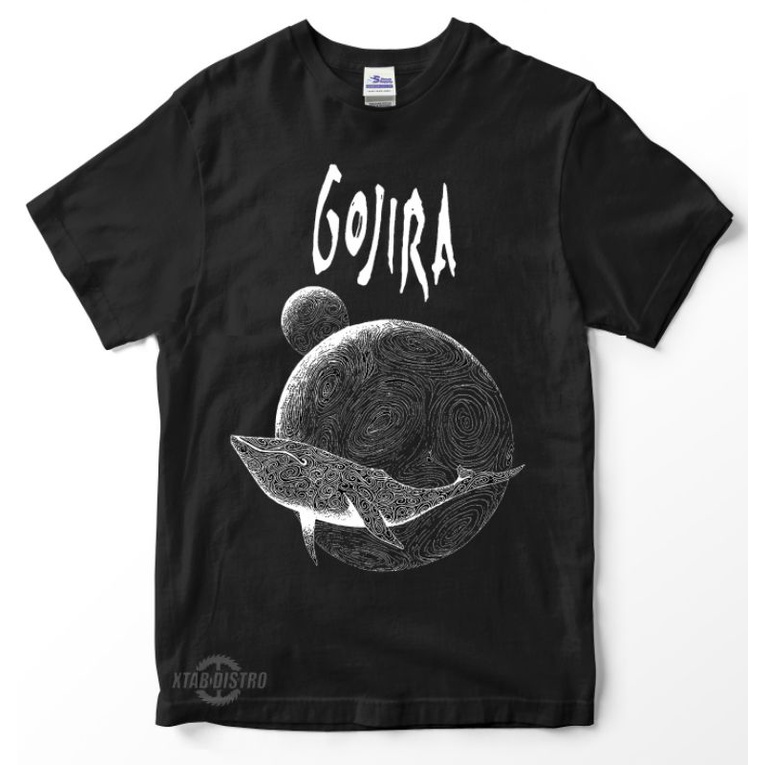 เสื้อยืด GOJIRA จากmars to sirius Premium T-shirt Gojira flying whales band เสื้อยืด Gojira