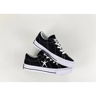 📦พร้อมส่ง✅Converse All Star⭐️(งานเทียบแท้100%)รองเท้าผ้าใบลําลอง ข้อสั้น ปักลายดอกไม้ สําหรับผู้ชาย ผู้หญิง 📦