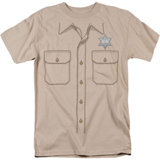 Mayberry Sheriff Andy Griffith Show Costume T-Shirt เสื้อยืดวินเทจ เสื้อยืดเปล่า เสื้อสีขาว เสื้อยืดชาย