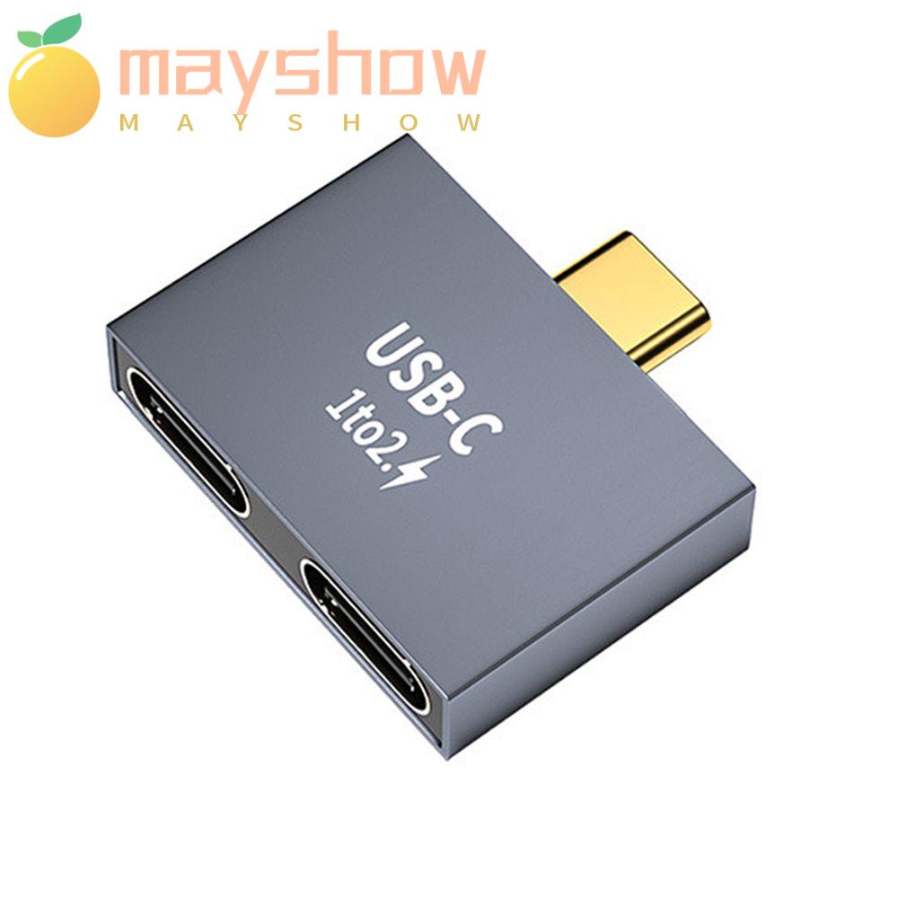 Mayshow Type-C Splitter โทรศัพท์มือถือ Conventer อะแดปเตอร์ชาร์จ PD