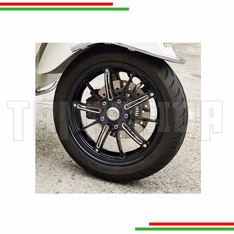 🛵🛵ล้อแม็กซ์ Vespa CNC ขอบ12นิ้วสำหรับรุ่นSprint, Primavera, GTS🛵🛵 - รูปที่ 2