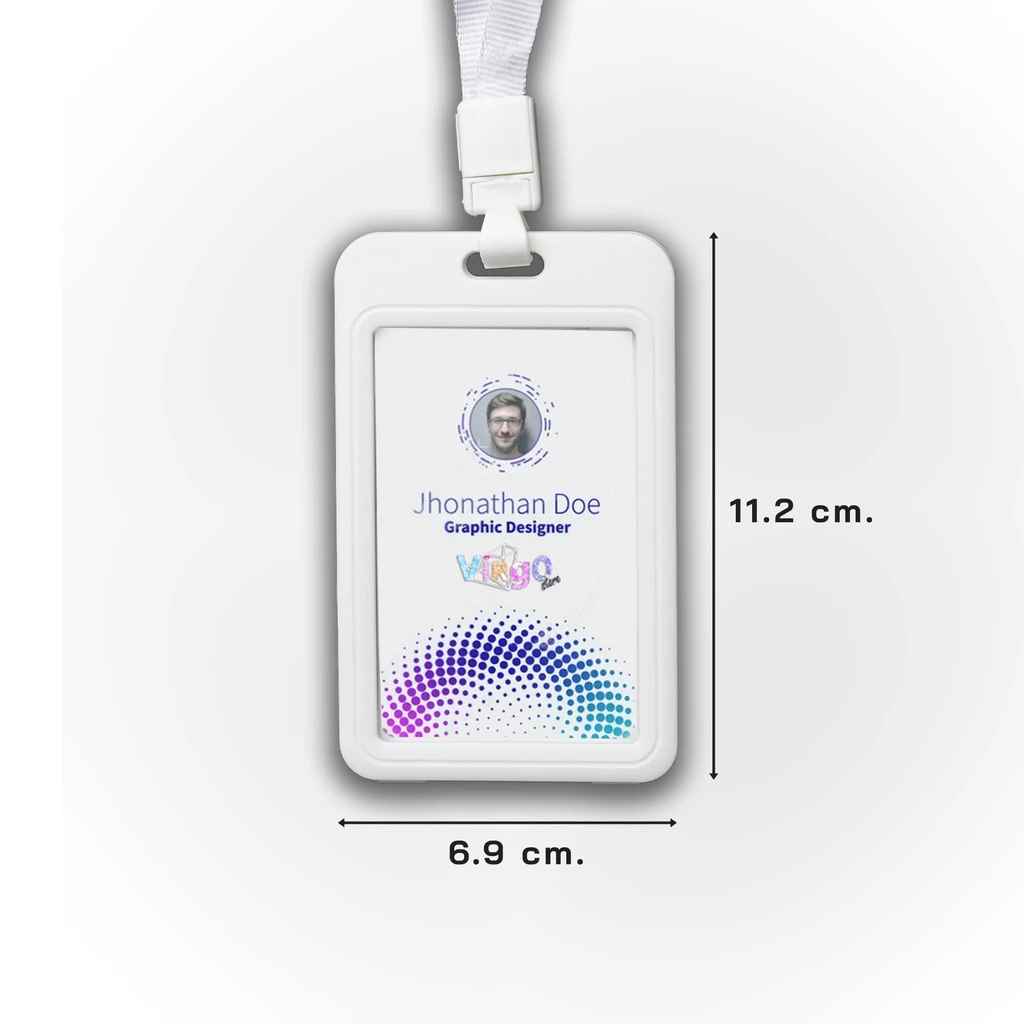 กรอบใส่บัตรพร้อมสาย แนวตั้ง/นอน รุ่น No.805 thumbnail 5