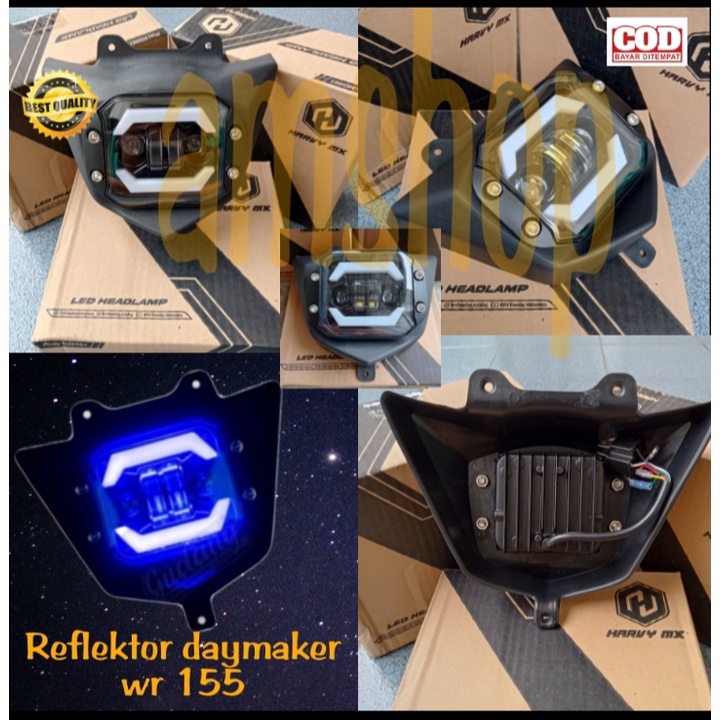 Daymaker WR 155 REFLECTTOR LED HEADLIGHT WR 155 SPOTLIGHT WR 155 SHOOTING LIGHT WR 155 HEADLAMP WR 1
