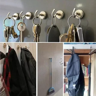 แม่เหล็กตะขอ แม่เหล็กห่วงกลม ตะขอแม่เหล็กแรงสูง ตะขอแขวนกุญแจ Hook Magnet แม่เหล็กแรงดูด สินค้าขายดี Hook Magnet