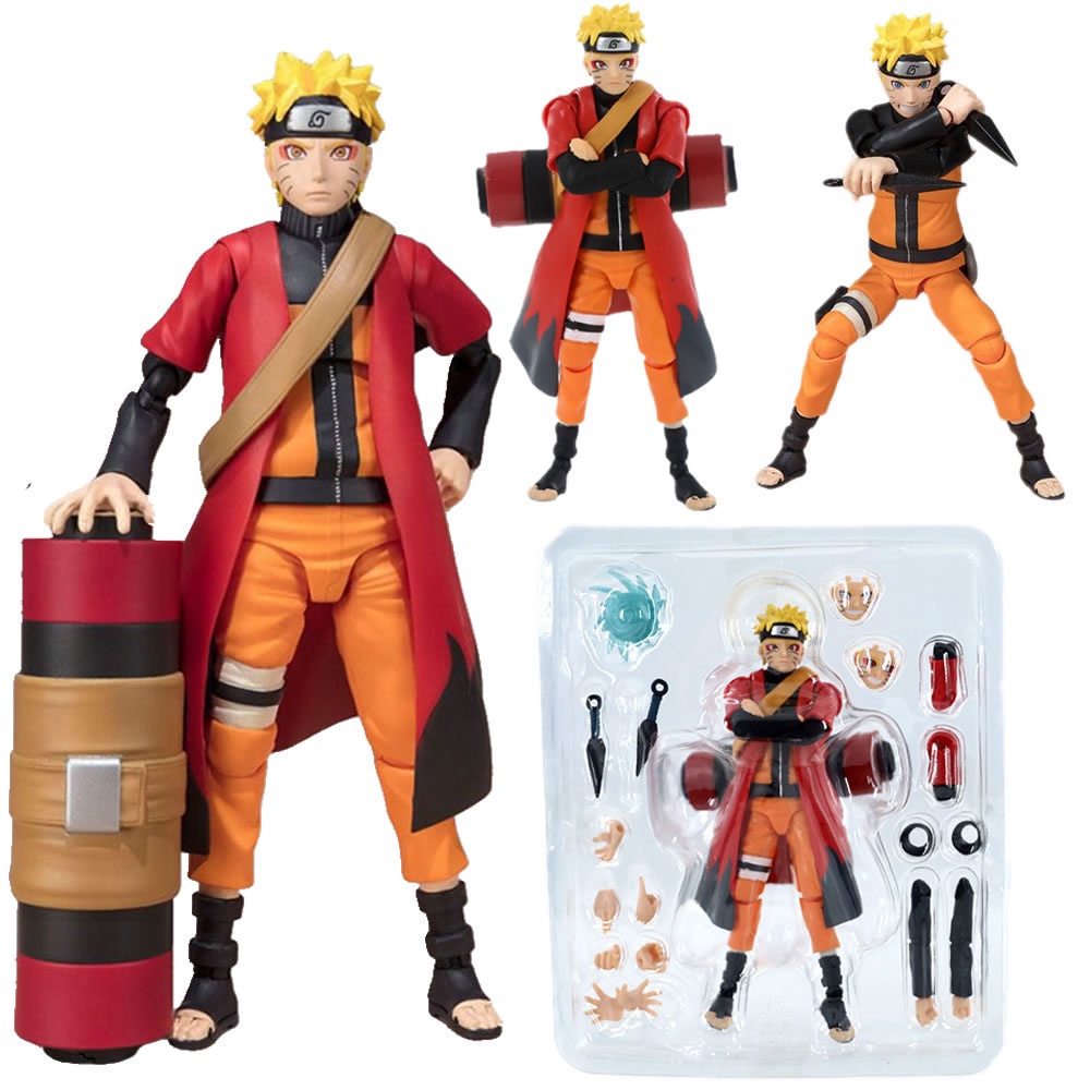 AAnime Uzumaki Naruto Action Figure Face Change Shippuden NARUTO